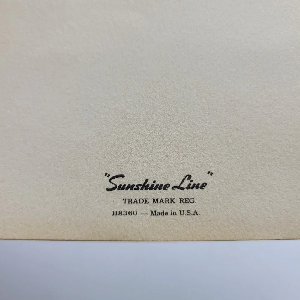Vintage‎ Sunshine Line Christmas Card Pop Up Nativity Shepherds Angels